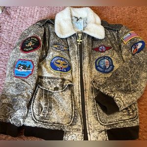 VTG Bomber Jacket w/ patches